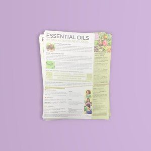 Essential oils an Introduction for new users tear pad sheets
